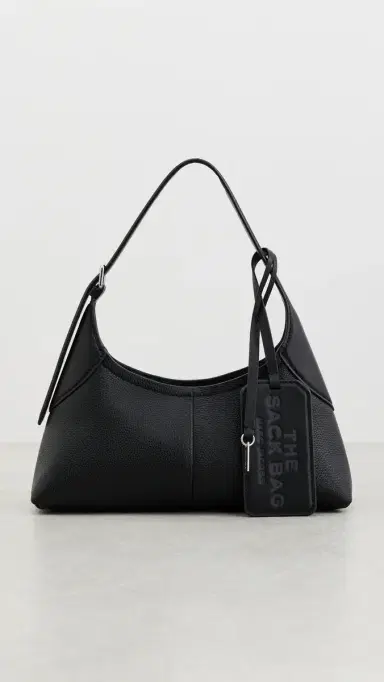 Marc Jacobs The Small Belted Sack Shoulder Bag Black One Size | Thumbnail 2