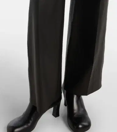 Frame Le Slim Palazzo high-rise leather pants | Thumbnail 3 Frame Le Slim Palazzo high-rise leather pants | Thumbnail 3