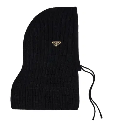 Prada Ribbed-knit wool and cashmere ski mask | Thumbnail 1