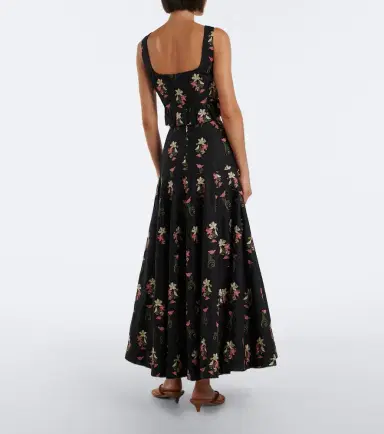 Agua by Agua Bendita Nacar embroidered cotton poplin maxi skirt | Thumbnail 6 Agua by Agua Bendita Nacar embroidered cotton poplin maxi skirt | Thumbnail 6