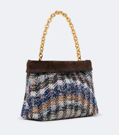 Missoni Suede-lined knitted shoulder bag | Thumbnail 2