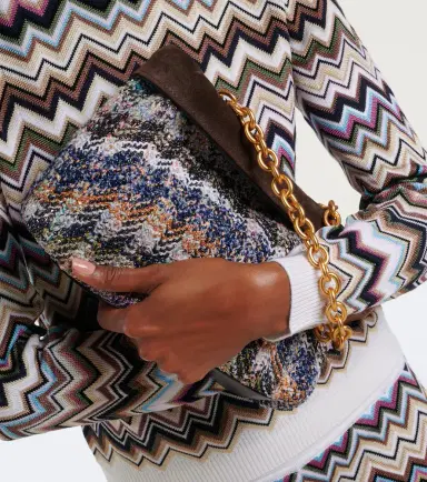 Missoni Suede-lined knitted shoulder bag | Thumbnail 5