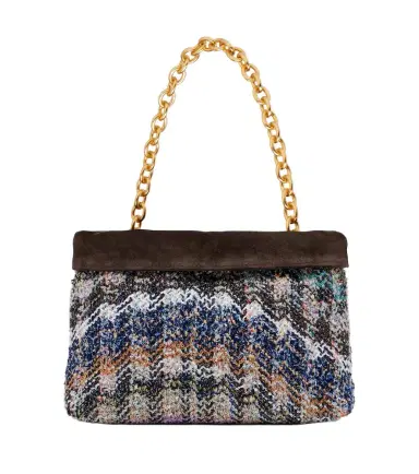 Missoni Suede-lined knitted shoulder bag | Thumbnail 1