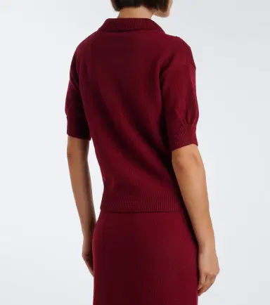 Alessandra Rich Virgin wool polo sweater | Thumbnail 3 Alessandra Rich Virgin wool polo sweater | Thumbnail 3
