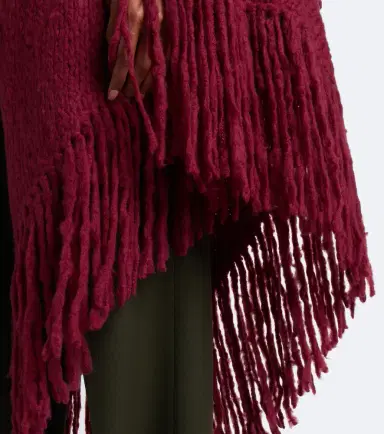 Gabriela Hearst Lauren fringed knitted cashmere shawl | Thumbnail 4