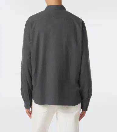 Gabriela Hearst Abbe cotton and cashmere shirt | Thumbnail 2