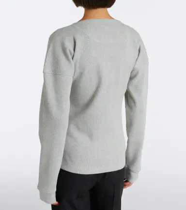 Victoria Beckham Hazel ribbed-knit cotton top | Thumbnail 4 Victoria Beckham Hazel ribbed-knit cotton top | Thumbnail 4