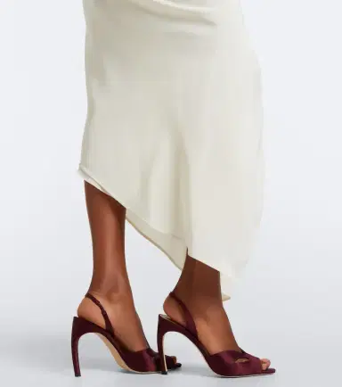 Victoria Beckham Lea draped jersey midi dress | Thumbnail 6 Victoria Beckham Lea draped jersey midi dress | Thumbnail 6