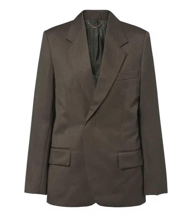 Virgin wool twill blazer
