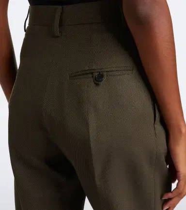 Victoria Beckham Virgin wool twill straight pants | Thumbnail 2