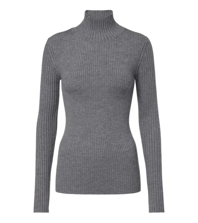 Ribbed-knit wool-blend sweater