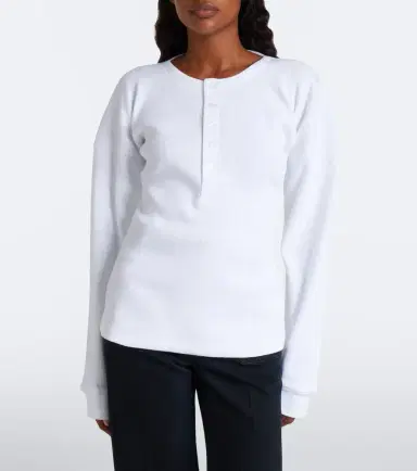 Victoria Beckham Hazel ribbed-knit cotton top | Thumbnail 5 Victoria Beckham Hazel ribbed-knit cotton top | Thumbnail 5