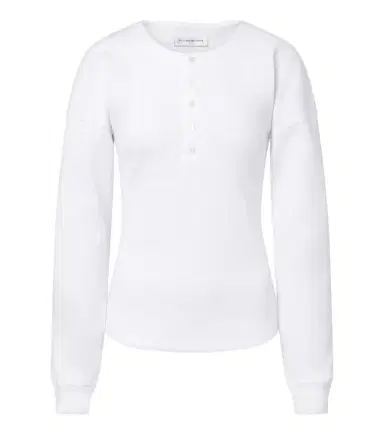 Victoria Beckham Hazel ribbed-knit cotton top | Thumbnail 1 Victoria Beckham Hazel ribbed-knit cotton top | Thumbnail 1