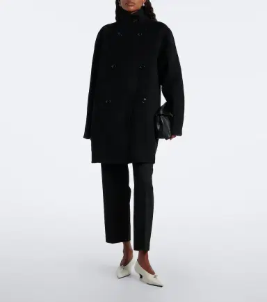 Loulou de Saison Olmo double-breasted wool and cashmere coat | Thumbnail 5