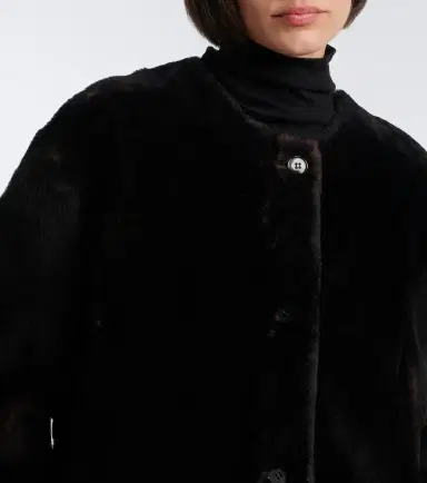 Loulou de Saison Elba reversible shearling coat | Thumbnail 4