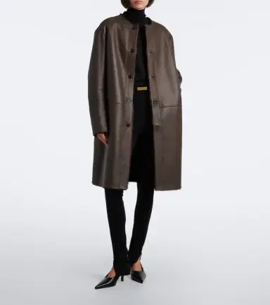 Loulou de Saison Elba reversible shearling coat | Thumbnail 5