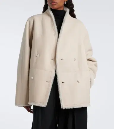 Loulou de Saison Catherine reversible shearling jacket | Thumbnail 7 Loulou de Saison Catherine reversible shearling jacket | Thumbnail 7