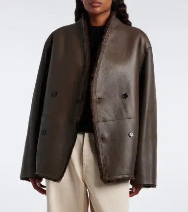 Loulou de Saison Catherine reversible shearling jacket | Thumbnail 2 Loulou de Saison Catherine reversible shearling jacket | Thumbnail 2