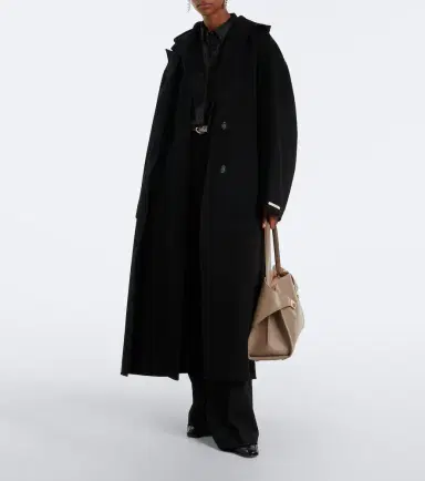 Sportmax Hooded virgin wool coat | Thumbnail 2 Sportmax Hooded virgin wool coat | Thumbnail 2