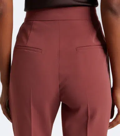 Max Mara Elegante cady straight pants | Thumbnail 2 Max Mara Elegante cady straight pants | Thumbnail 2