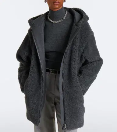 Max Mara Hooded wool, alpaca, and silk coat | Thumbnail 5 Max Mara Hooded wool, alpaca, and silk coat | Thumbnail 5