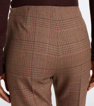 Max Mara Plaid virgin wool flared pants | Thumbnail 2 Max Mara Plaid virgin wool flared pants | Thumbnail 2