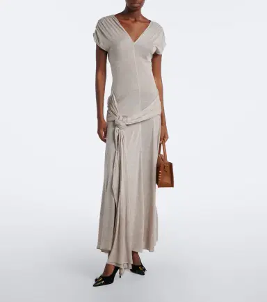 JW Anderson Embellished leather-trimmed suede pumps | Thumbnail 6