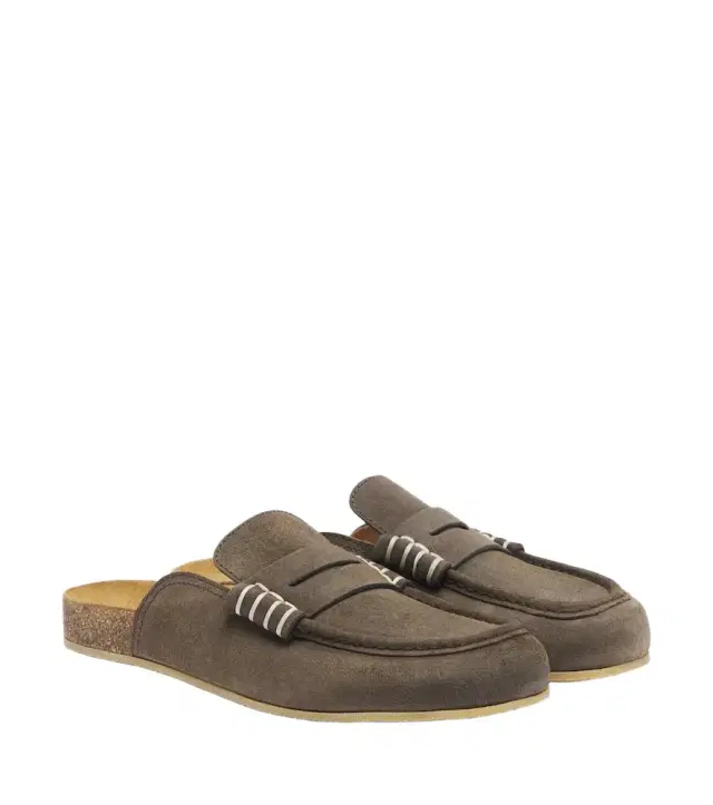 JW Anderson Stitch suede mules
