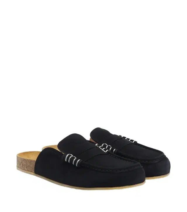 JW Anderson Stitch suede mules