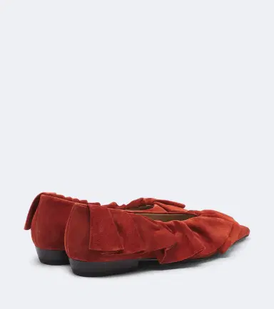 JW Anderson Ruffled suede flats | Thumbnail 4