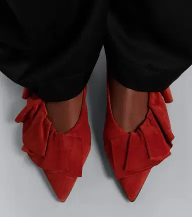 JW Anderson Ruffled suede flats | Thumbnail 5