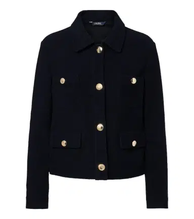 'S Max Mara 'S Max Mara Wool and cotton-blend jersey jacket | Thumbnail 1 'S Max Mara 'S Max Mara Wool and cotton-blend jersey jacket | Thumbnail 1