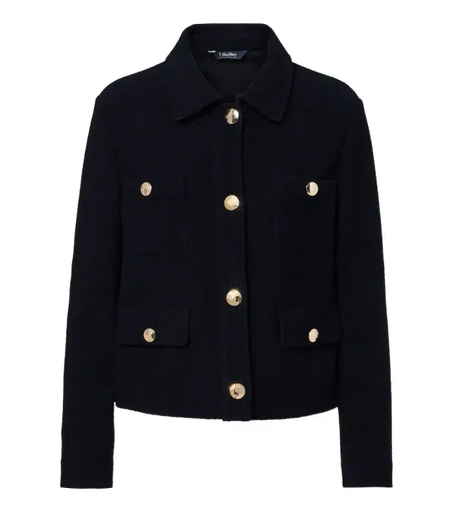 'S Max Mara 'S Max Mara Wool and cotton-blend jersey jacket