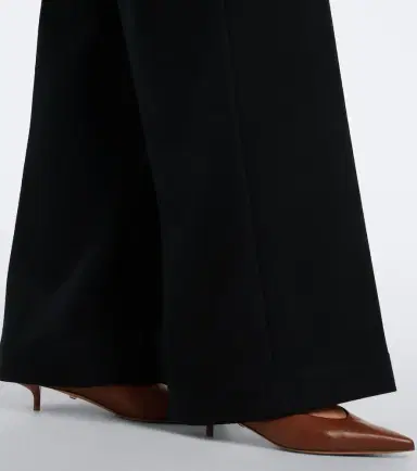 'S Max Mara 'S Max Mara Wool and cotton-blend jersey wide-leg pants | Thumbnail 2 'S Max Mara 'S Max Mara Wool and cotton-blend jersey wide-leg pants | Thumbnail 2