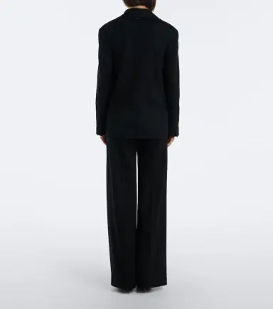 'S Max Mara 'S Max Mara Wool and cotton-blend jersey wide-leg pants | Thumbnail 5 'S Max Mara 'S Max Mara Wool and cotton-blend jersey wide-leg pants | Thumbnail 5