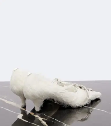 Prada Feather-trimmed satin pumps | Thumbnail 3 Prada Feather-trimmed satin pumps | Thumbnail 3