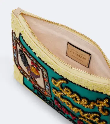 ALÉMAIS Alémais Ace Rooster embellished pouch | Thumbnail 3