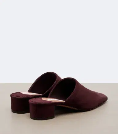 Aquazzura Colbert suede mules | Thumbnail 4 Aquazzura Colbert suede mules | Thumbnail 4