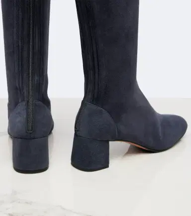 Aquazzura Saint Honoré suede knee-high boots | Thumbnail 4 Aquazzura Saint Honoré suede knee-high boots | Thumbnail 4