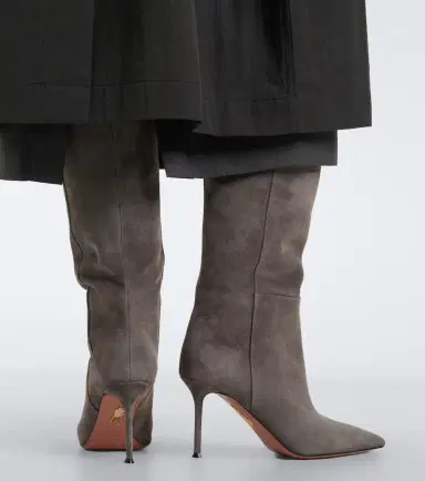 Aquazzura Harper suede knee-high boots | Thumbnail 5