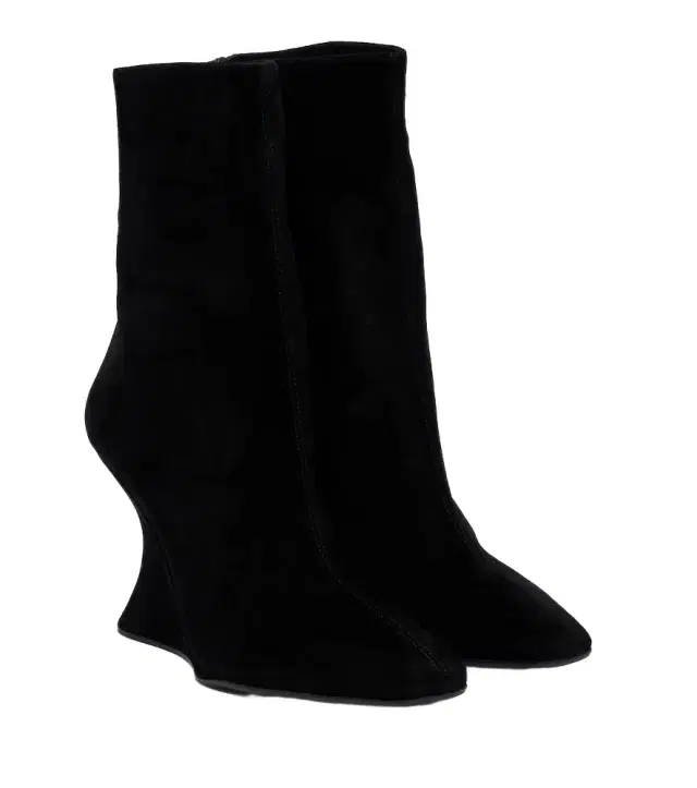 Aquazzura Amore suede wedge ankle boots