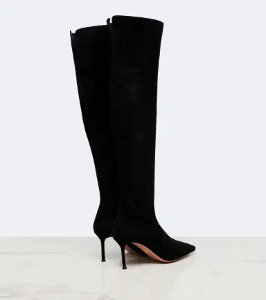 Aquazzura Vespera suede over-the-knee boots | Thumbnail 2 Aquazzura Vespera suede over-the-knee boots | Thumbnail 2