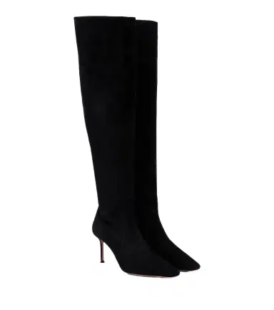 Aquazzura Vespera suede over-the-knee boots | Thumbnail 1 Aquazzura Vespera suede over-the-knee boots | Thumbnail 1