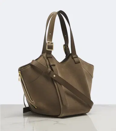 Loewe Hammock Flip Medium suede tote bag | Thumbnail 4