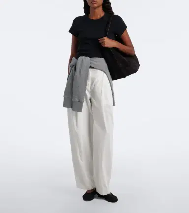 TOTEME Belted suede tote bag | Thumbnail 4