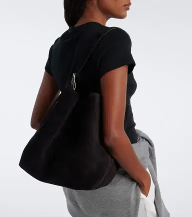 TOTEME Belted suede tote bag | Thumbnail 6
