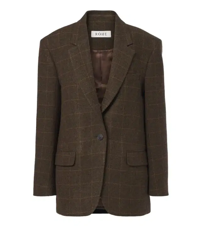 RÓHE Róhe Checked oversized wool blazer