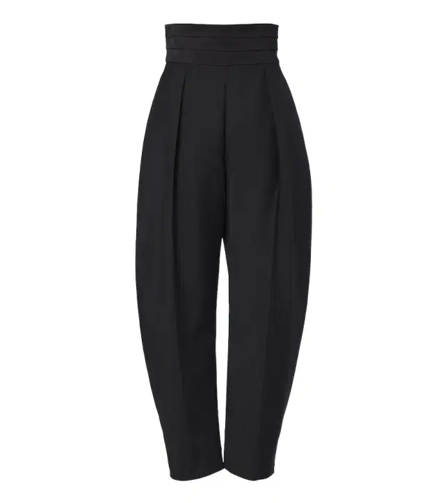 RÓHE Róhe Pleated wool and mohair barrel-leg pants