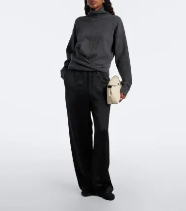 RÓHE Róhe Draped wool and cashmere turtleneck sweater | Thumbnail 5