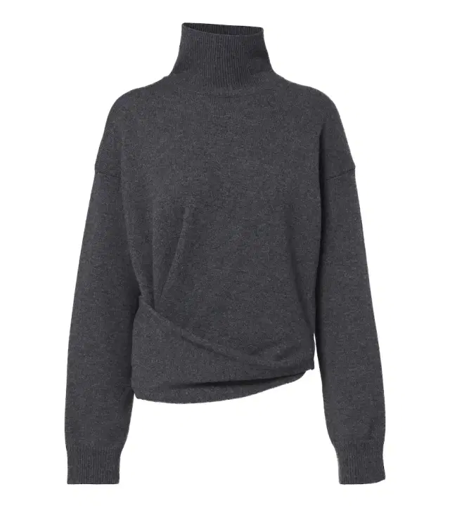 RÓHE Róhe Draped wool and cashmere turtleneck sweater